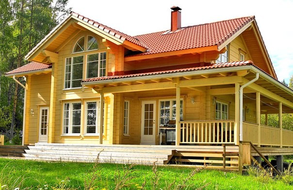 Каким цветом покрасить деревянный дом?